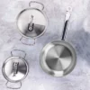 سرویس قابلمه ۱۳ پارچه استیل کرکماز مدل A1996 - Image 3