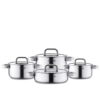 سرویس قابلمه 8 پارچه استیل کرکماز مدل Silvera A2788