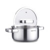 سرویس قابلمه 8 پارچه استیل کرکماز مدل Silvera A2788 - Image 4