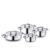 سرویس قابلمه 8 پارچه استیل کرکماز مدل Silvera A2788 - Image 2